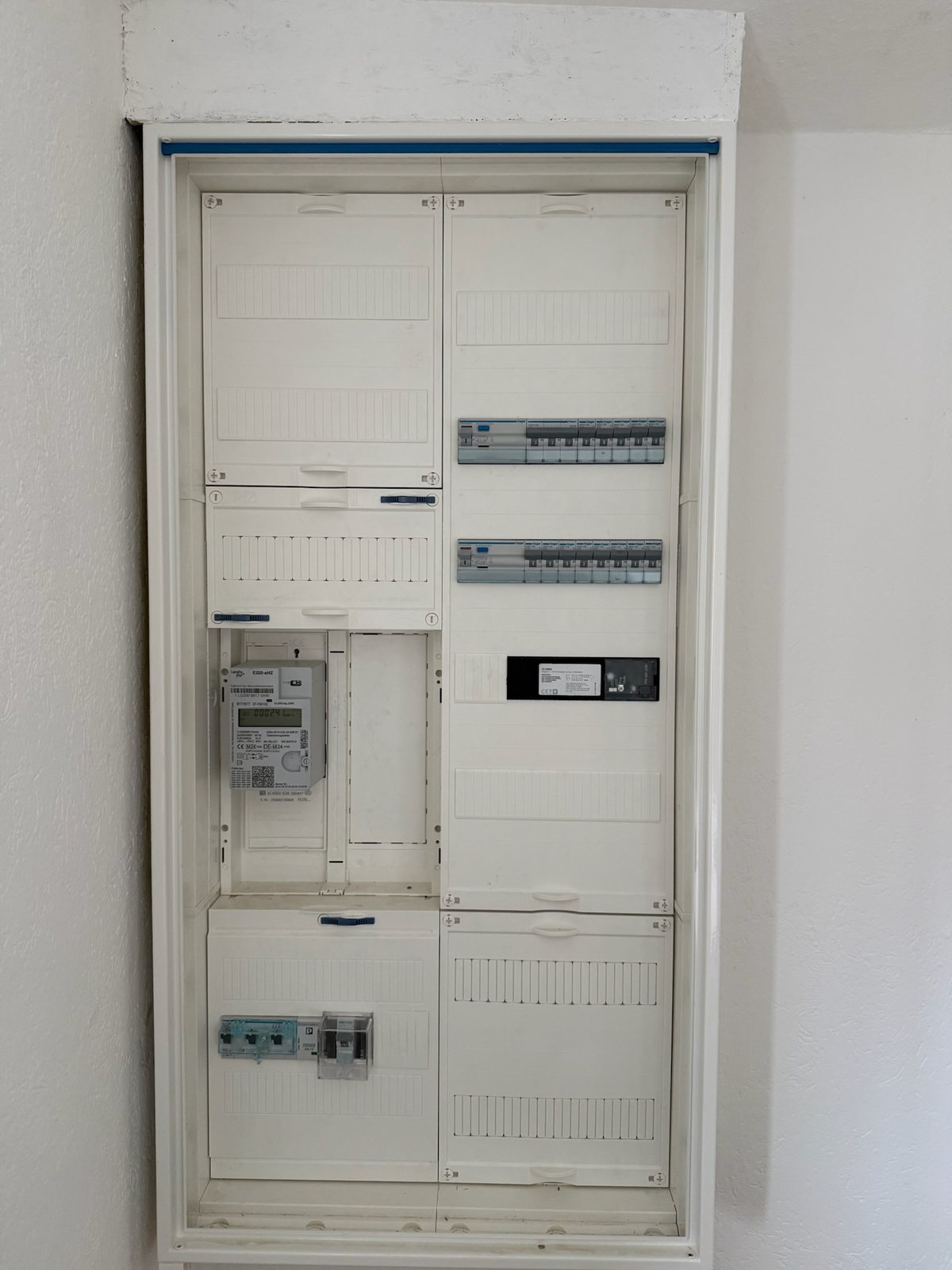 Zählerschrank erneuert – Nachher