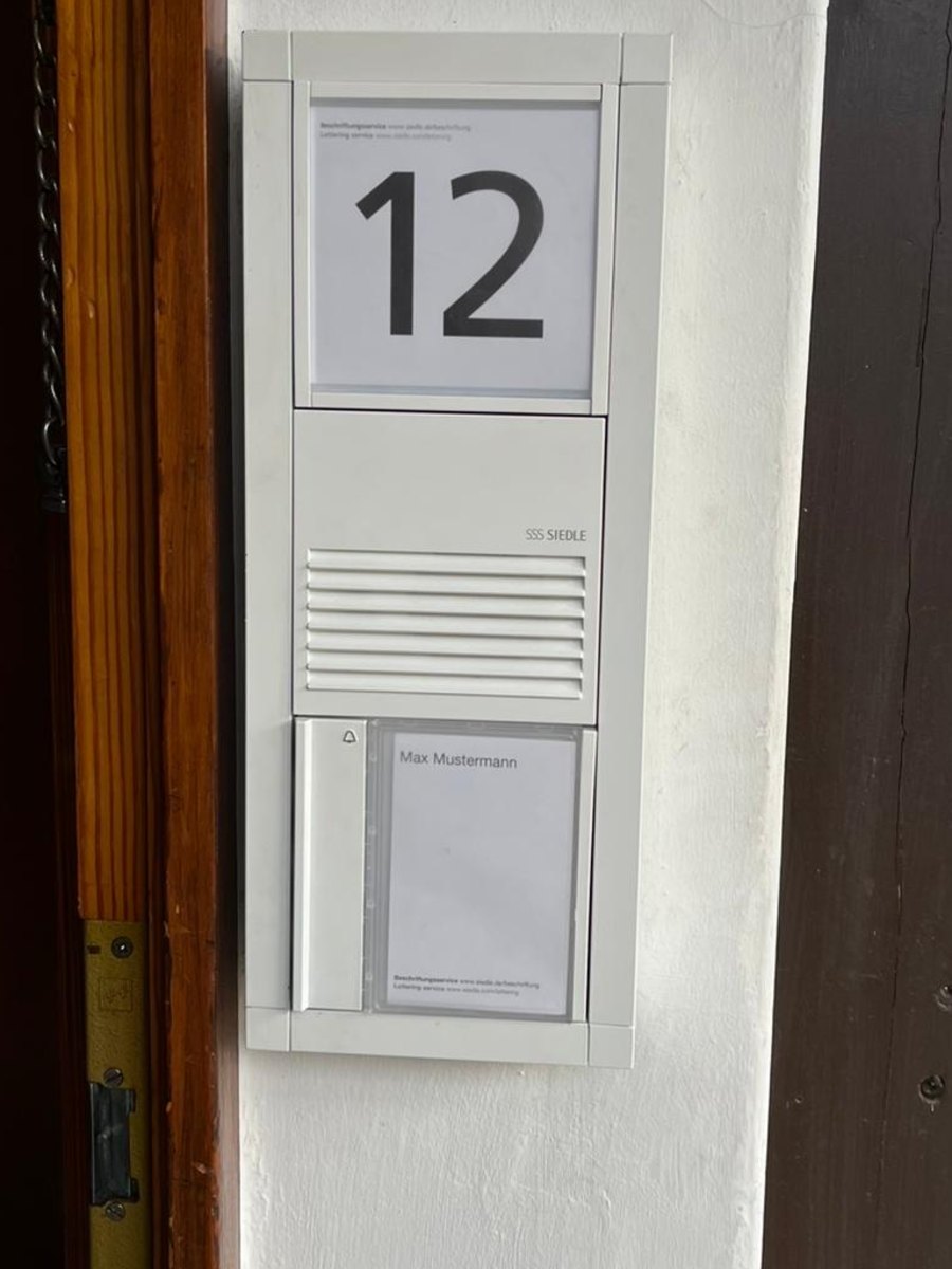 Neue Türsprechanlage – Nachher
